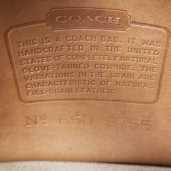 Vintage Coach bag 9755 - Picture 3 of 16